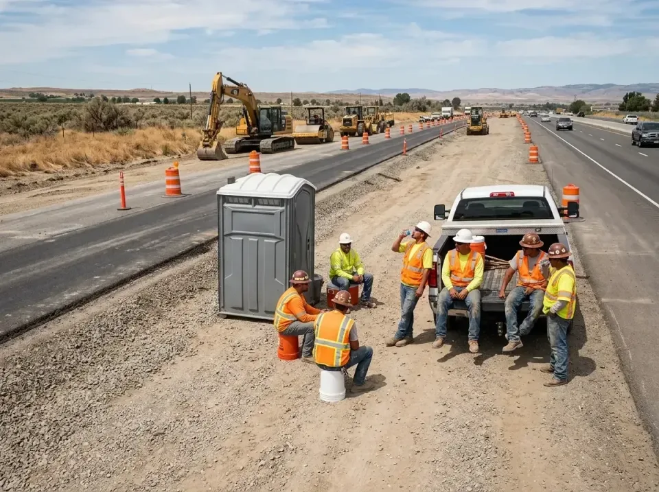 highway-road-construction-crew-007 — frequently asked questions, Porta Potty and Restroom Rentals in Pendleton, SC
